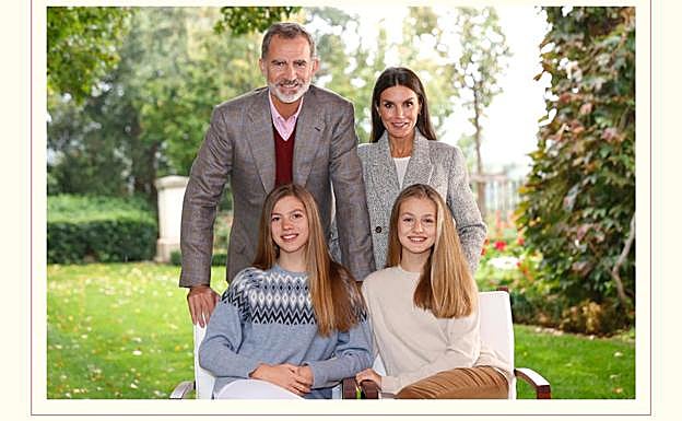 La felicitación navideña de la Familia Real. 