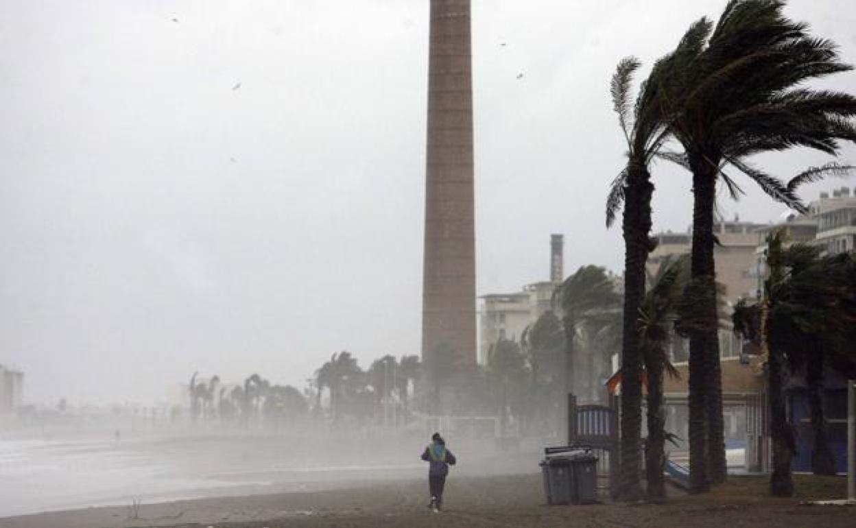 Aemet activa el aviso naranja en Málaga y en otras dos provincias andaluzas
