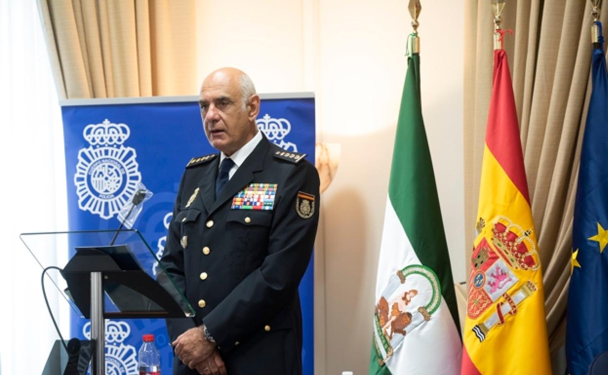 Enrique Barón durante la toma de posesión. 