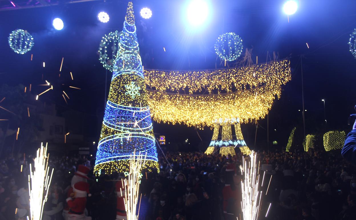 Decoración navideña en Alhaurín de la Torre.