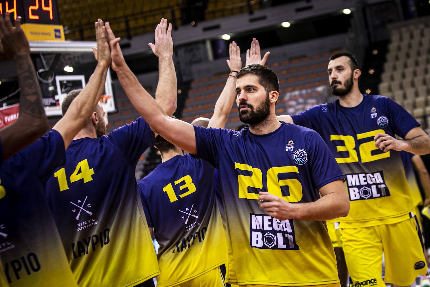 El Unicaja pierde en su visita al Lavrio Megabolt. 