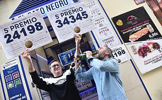 Lotería de Navidad 2021: El 34.345, un quinto premio deja 60.000 euros en Málaga