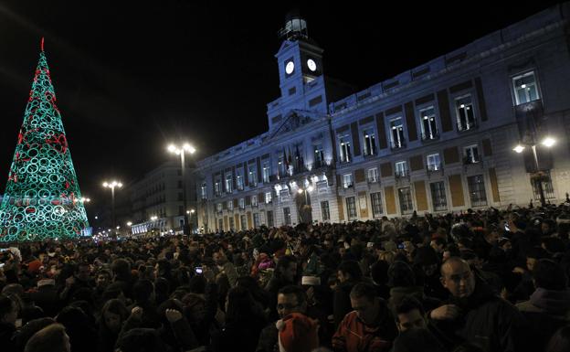 Imagen de archivo de la Puerta del Sol. 
