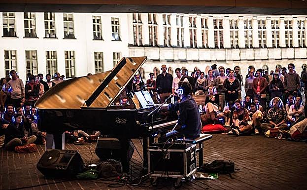 Silent Concert de Piano en Gent, Belgica.