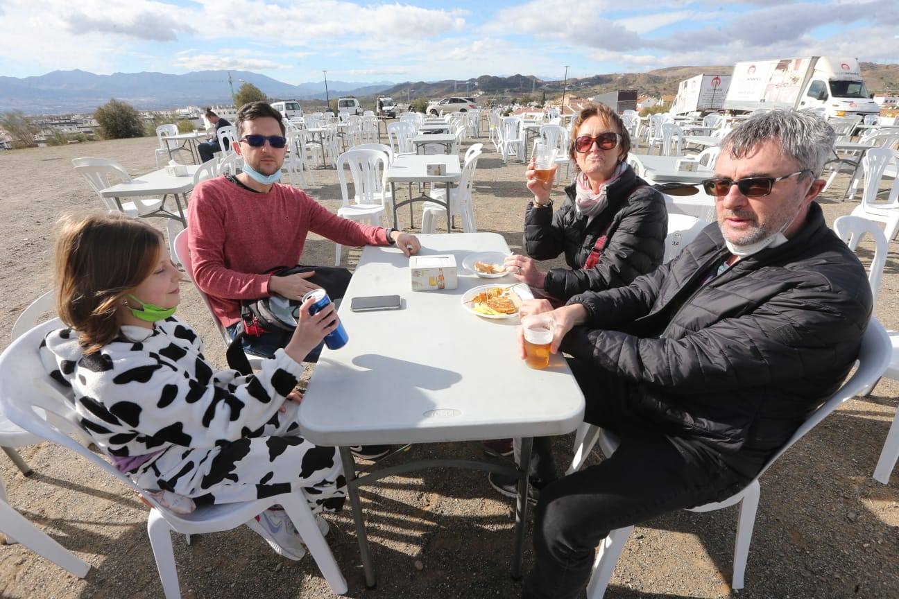 La Fiesta Mayor de Verdiales celebra su 59 edición en Málaga. 