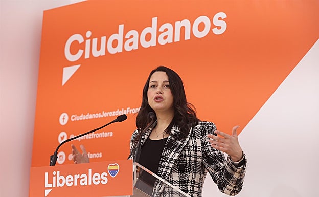 La líder nacional de Ciudadanos, Inés Arrimadas.