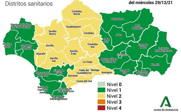 Estas son las medidas contra el Covid por provincias en Andalucía, según el nivel de alerta