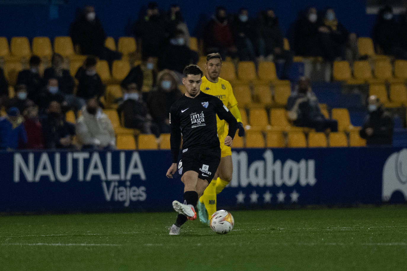 El Málaga abrió el marcador en la recta final del partido 