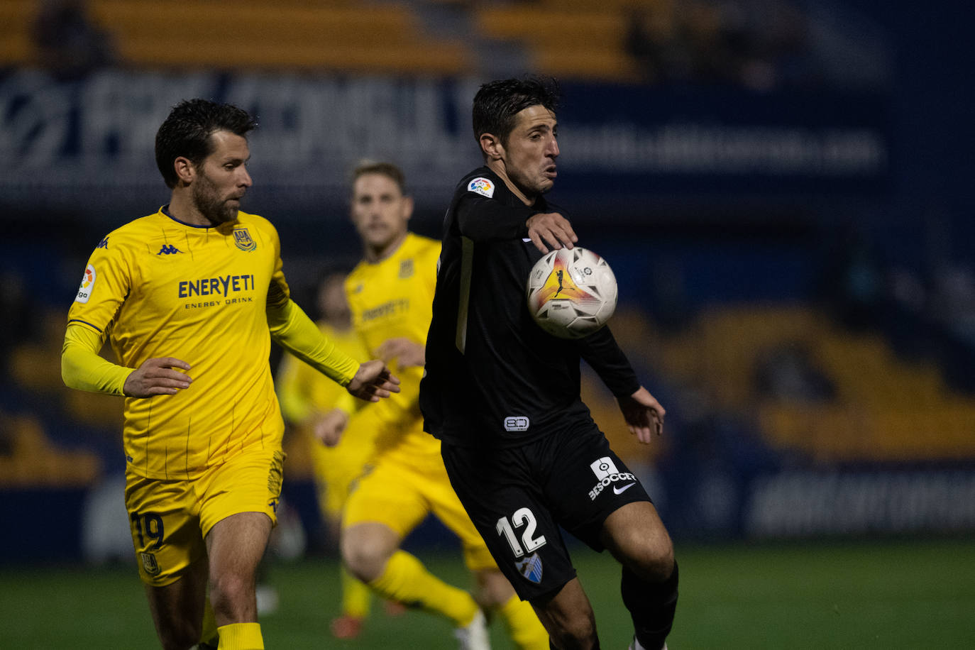 El Málaga abrió el marcador en la recta final del partido 