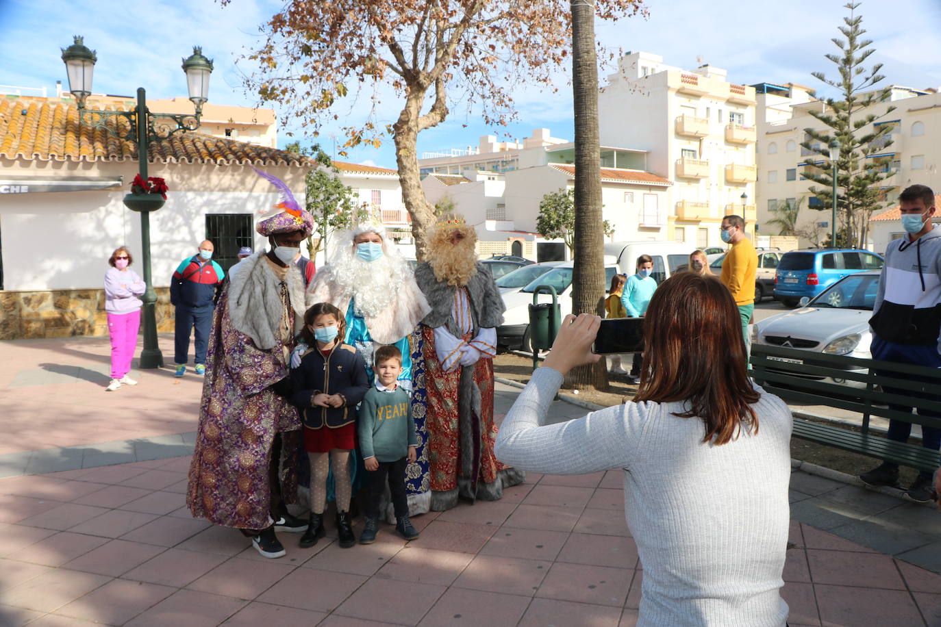 Sus majestades también pasaron por Torrox