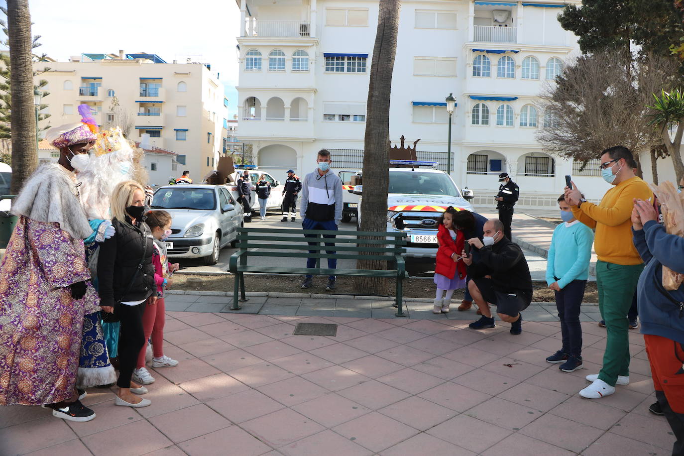 Sus majestades también pasaron por Torrox