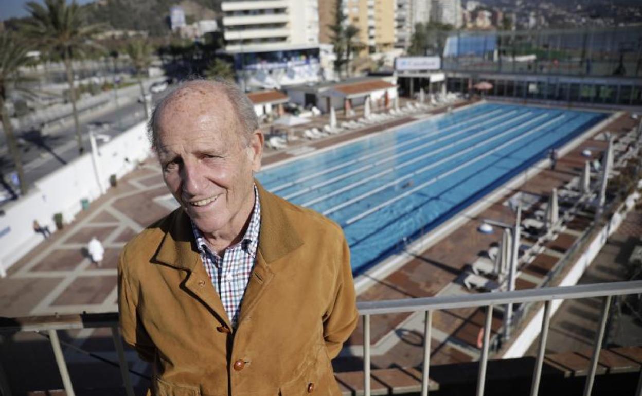 Cestino, en las instalaciones del club, tras la entrevista.