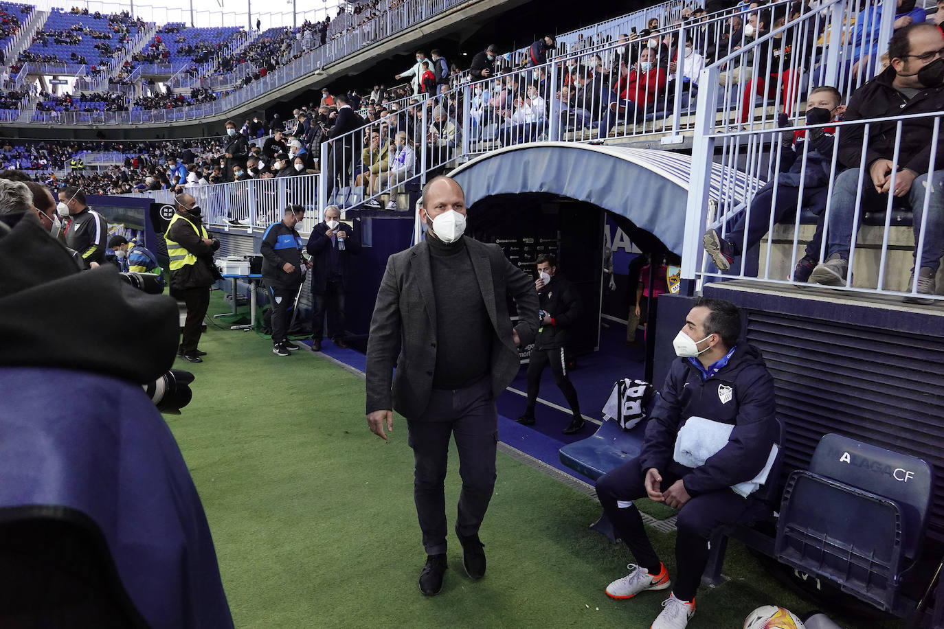 Empate del Málaga con el Sporting en La Rosaleda (2-2). 
