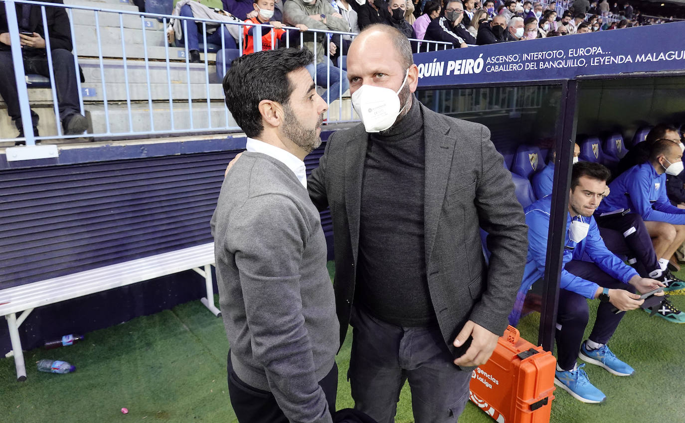 Empate del Málaga con el Sporting en La Rosaleda (2-2). 