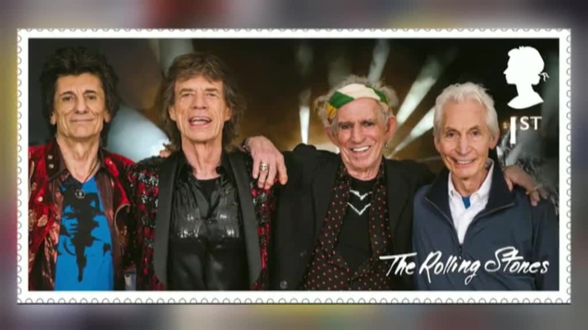 El Royal Mail saca una colección de sellos como tributo a los Rolling Stones