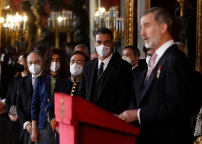 Imagen secundaria 1 - Recepción en el Palacio Real. 