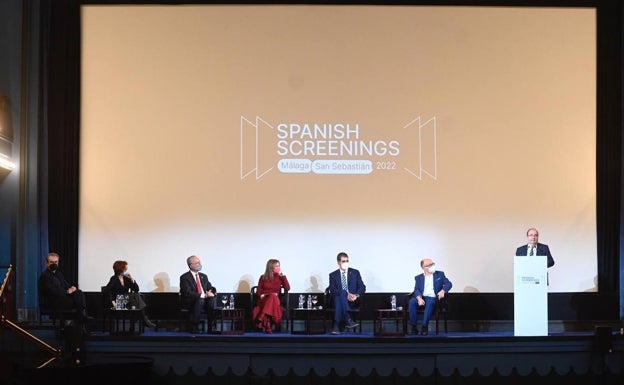 Presentación en el Cine Doré de Madrid. 