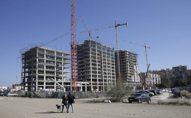 Obras del proyecto AQ Jacarena, en la zona de La Princesa. 