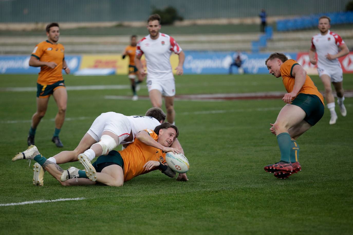 Los duelos decisivos de las HSBC Series Mundiales de Málaga de rugby 7