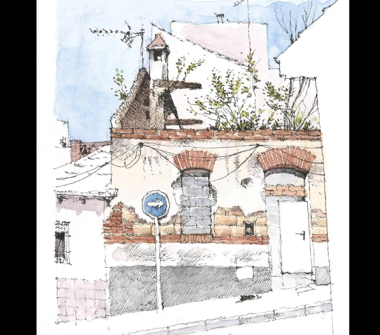 Casa en ruinas Colonia San Eugenio.