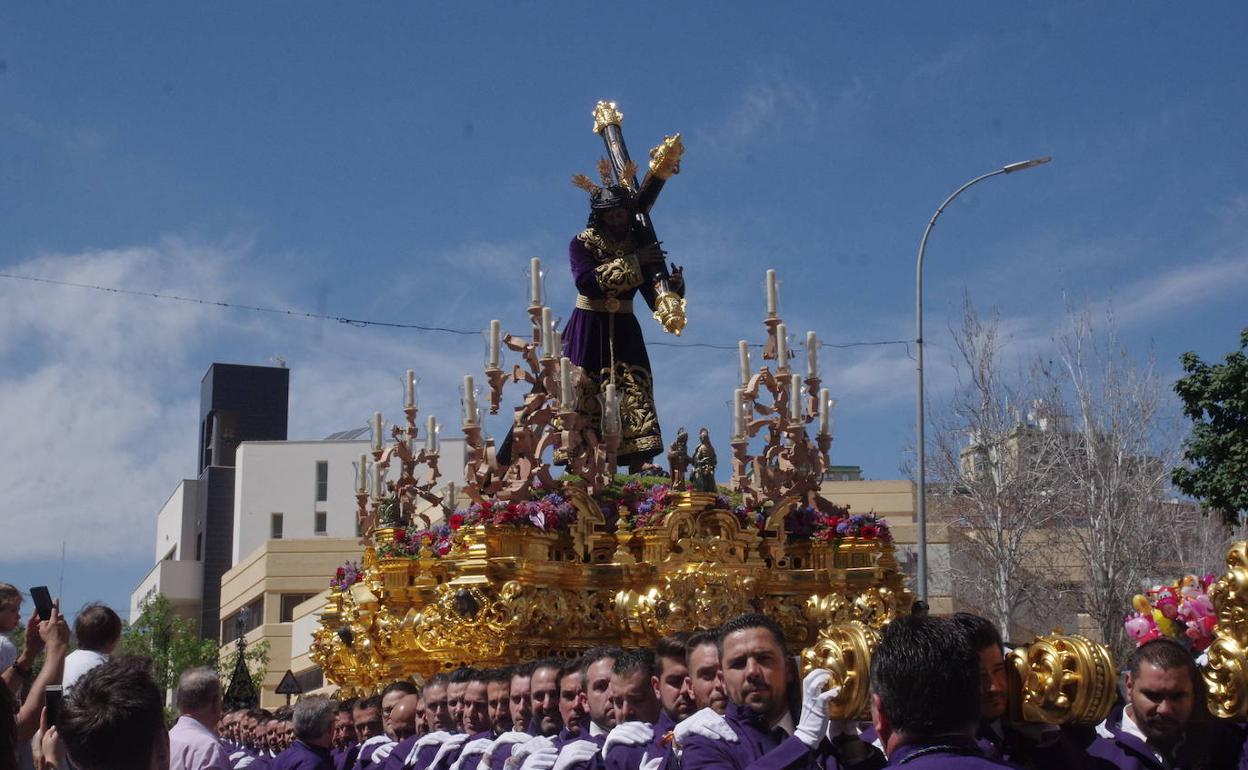 El Nazareno del Perdón saldrá acompañado por la Virgen de Nueva Esperanza. 