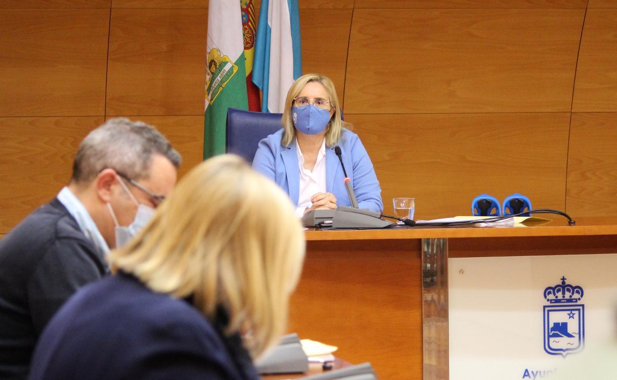 Mula, este miércoles durante la sesión plenaria de Fuengirola
