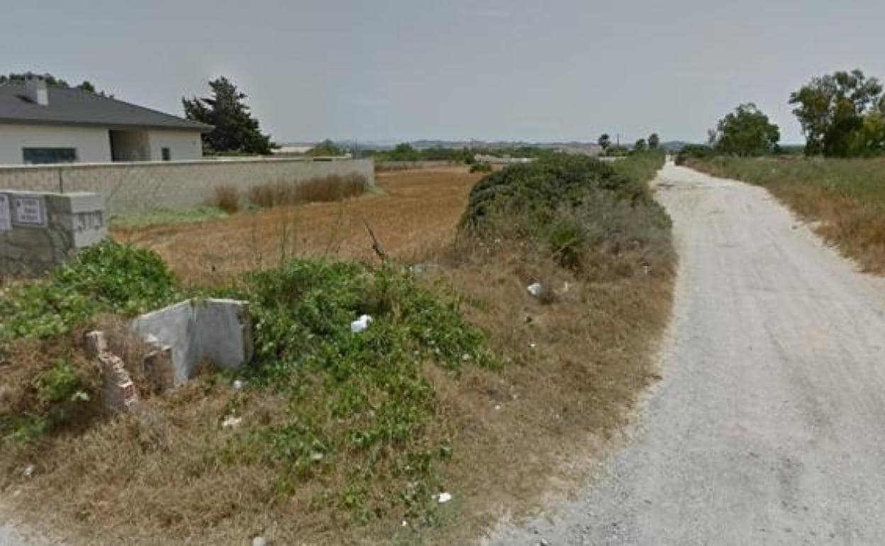 Zona de Pago del Humo, en Chiclana, donde se localizó el cadáver.