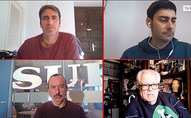 La tertulia de baloncesto de la redacción de SUR analiza la complicada situación del Unicaja