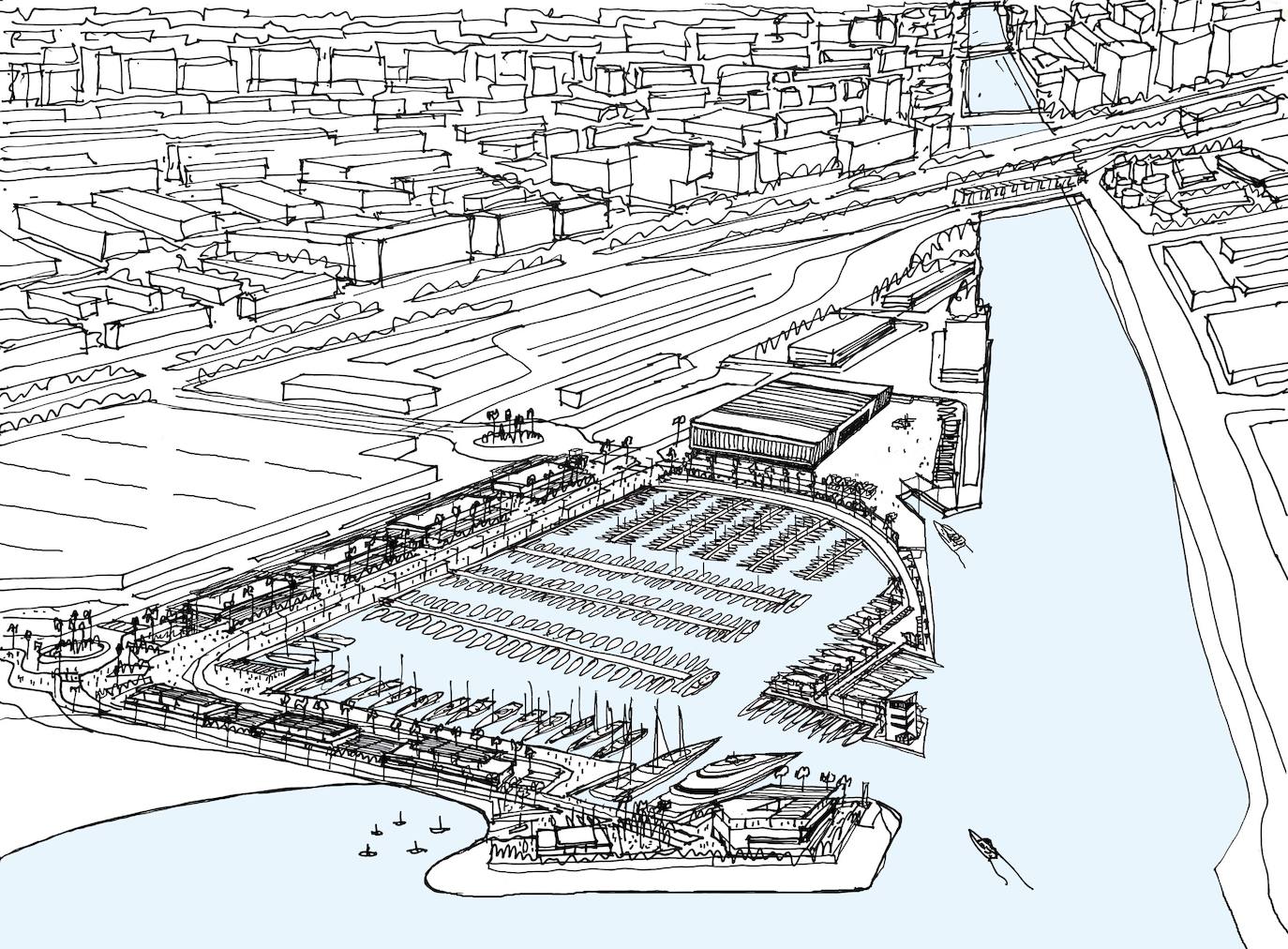 Fotos: Así será el futuro puerto deportivo de San Andrés