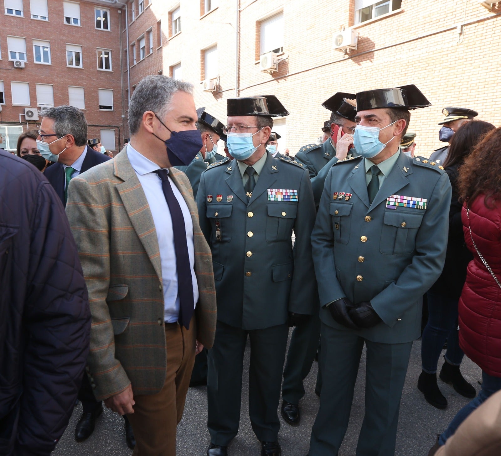 El ministro del Interior, Fernando Grande-Marlaska, ha presidido el acto al que también ha asistido la directora general de la Guardia Civil, María Gámez. Comandancia de la Guardia Civil de Málaga.