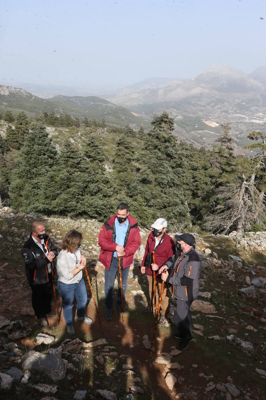 Pedro Sánchez recalcó que la consideración de Parque Nacional es «una fuente de oportunidades» para el desarrollo de la Sierra de las Nieves 