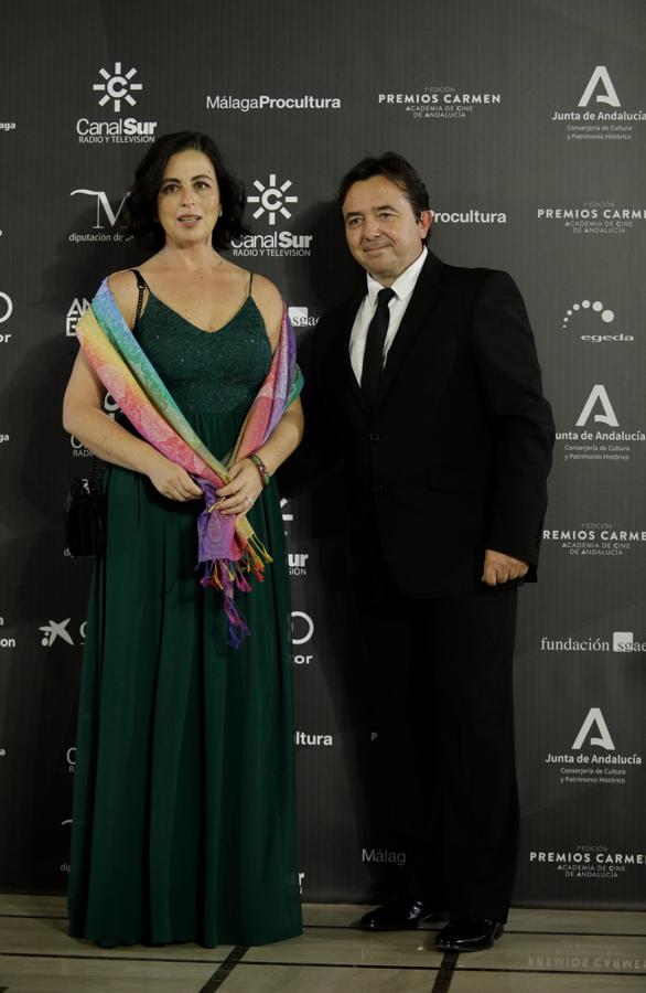 El actor Antonio Banderas recibe el Premio Carmen de Honor en el Teatro Cervantes de su tierra