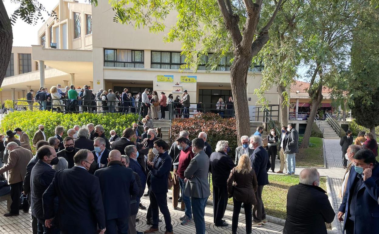 Exteriores de la sala 2 de Parcemasa en la que se encontraban los restos de Alfonso Queipo de Llano. 