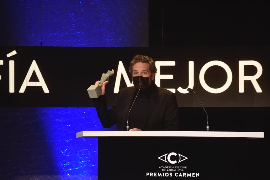 El actor Antonio Banderas recibe el Premio Carmen de Honor en el Teatro Cervantes de su tierra