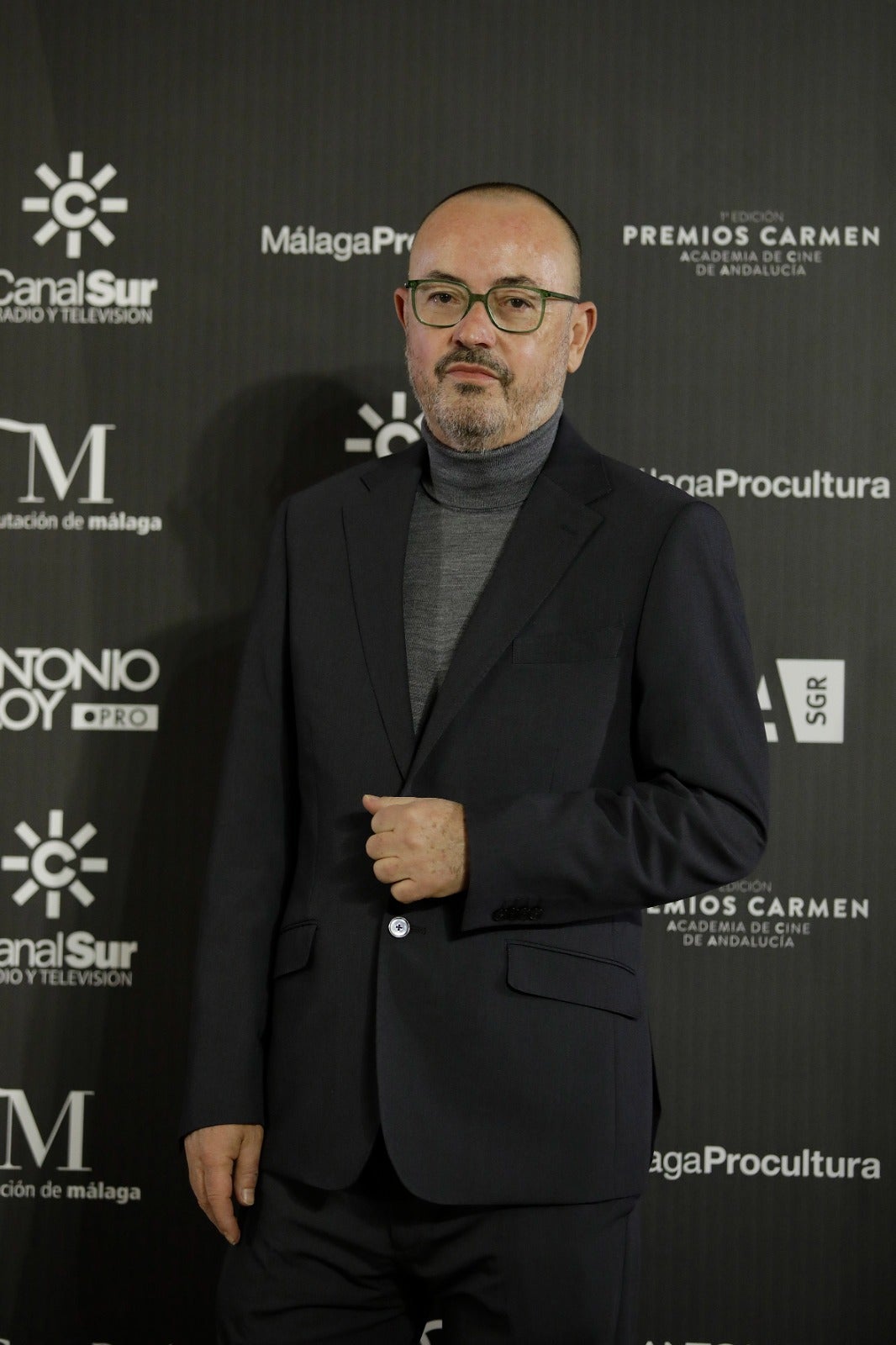 El actor Antonio Banderas recibe el Premio Carmen de Honor en el Teatro Cervantes de su tierra