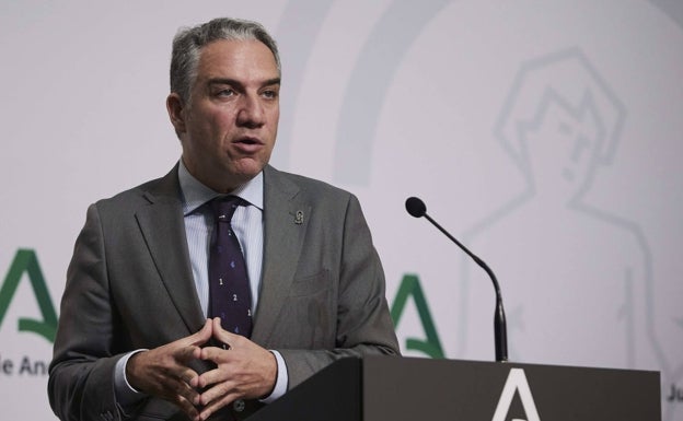 Elías Bendodo, en la comparecencia tras el Consejo de Gobierno.