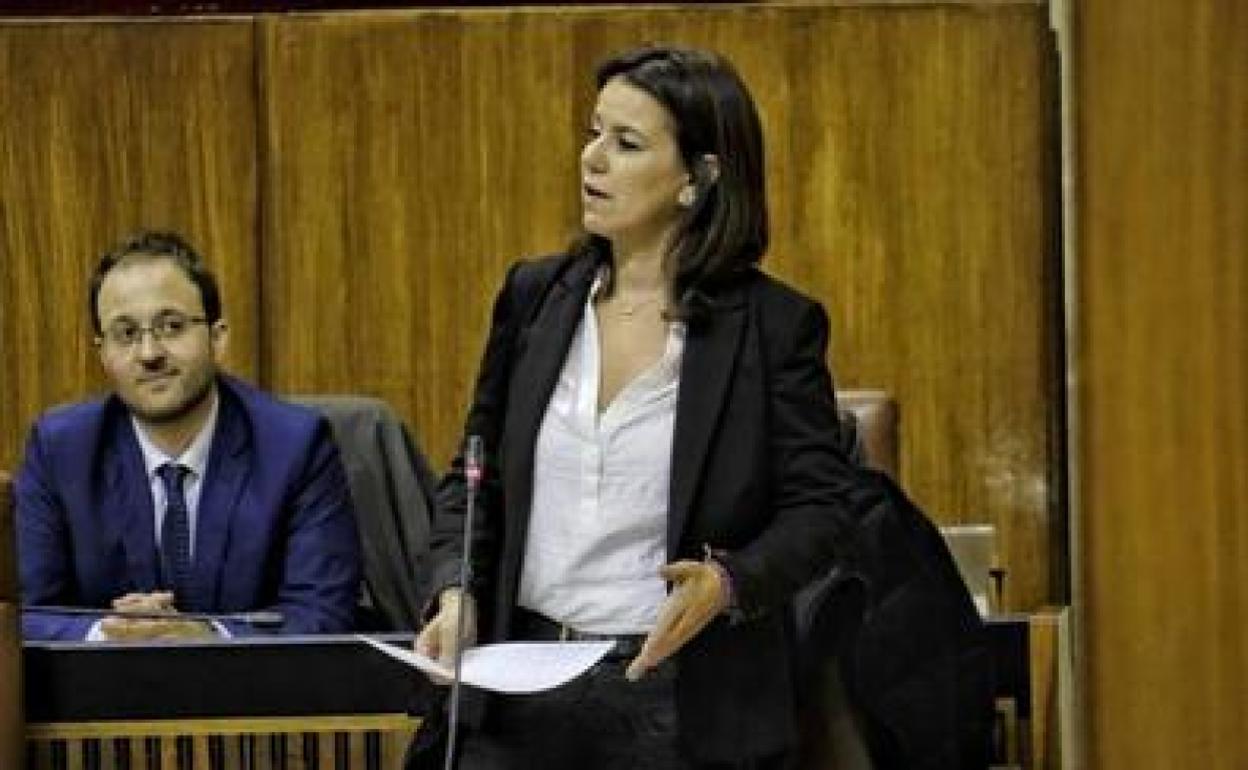 Eric Domínguez y Ana Vanessa García, parlamentarios del PP. 