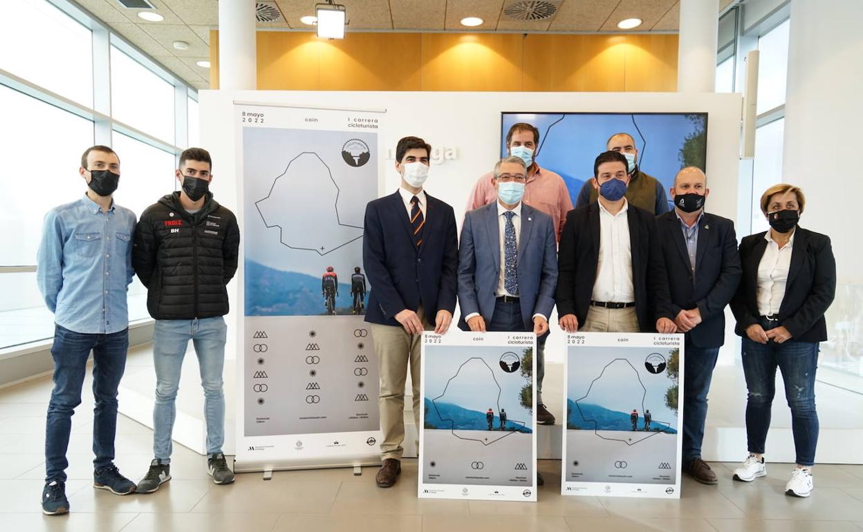 Presentación de la nueva prueba cicloturista Coín-Caminito del Rey. 