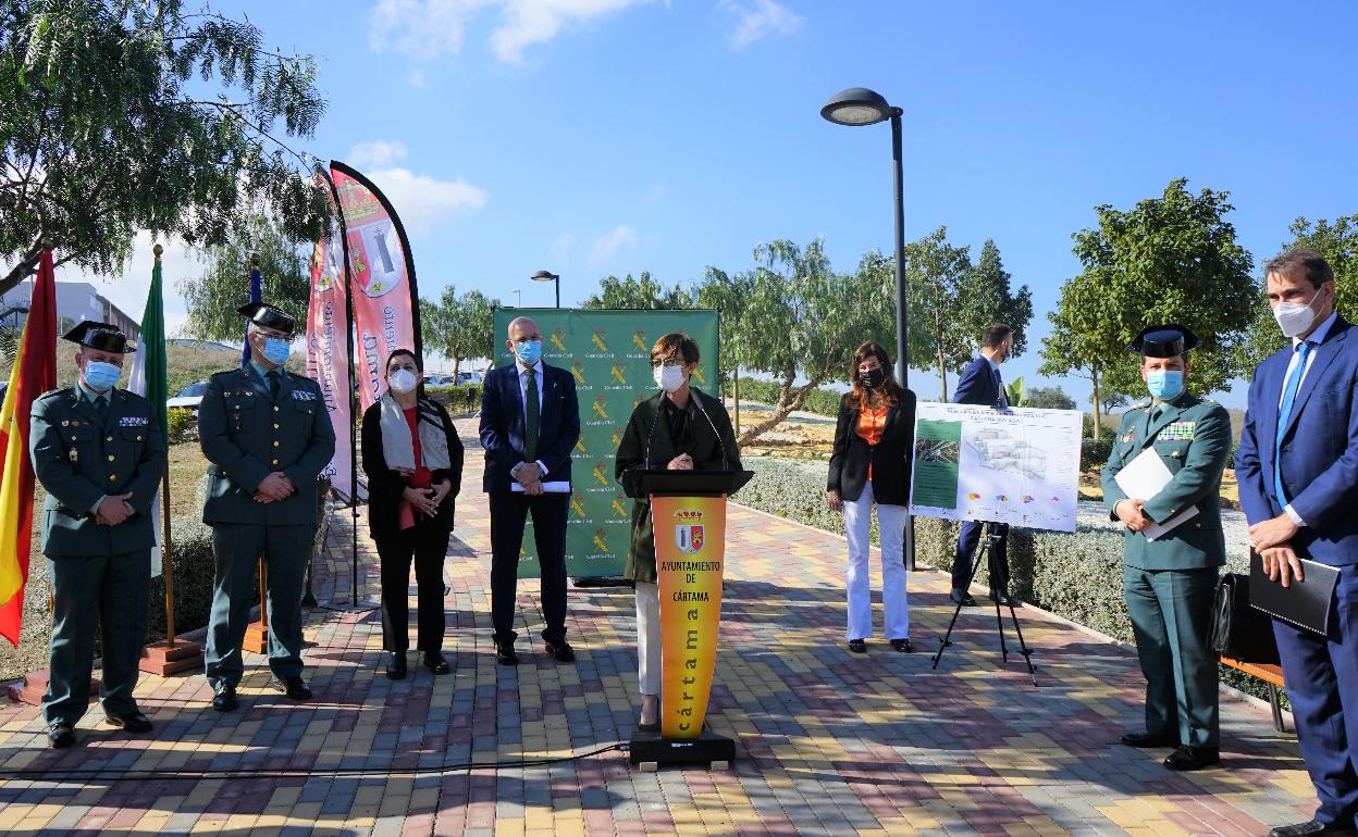 Presentación del nuevo cuartel de la Guardia Civil en Cártama.