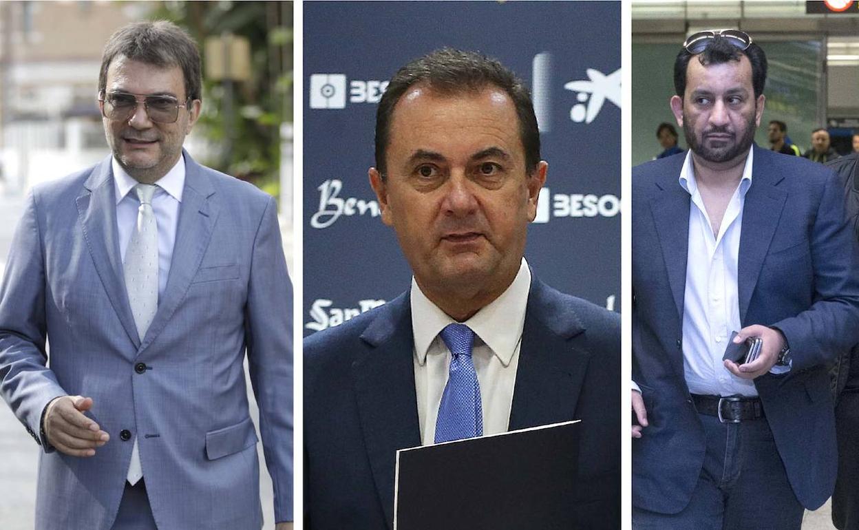 Jamal Satli, José María Muñoz y Abdullah Al-Thani. 