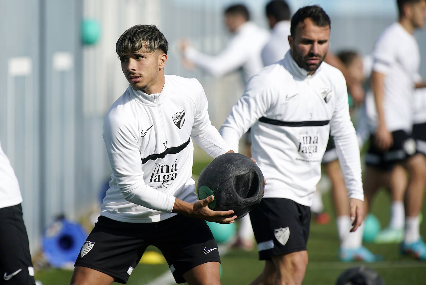 Fotos: El entrenamiento del Málaga, en imágenes