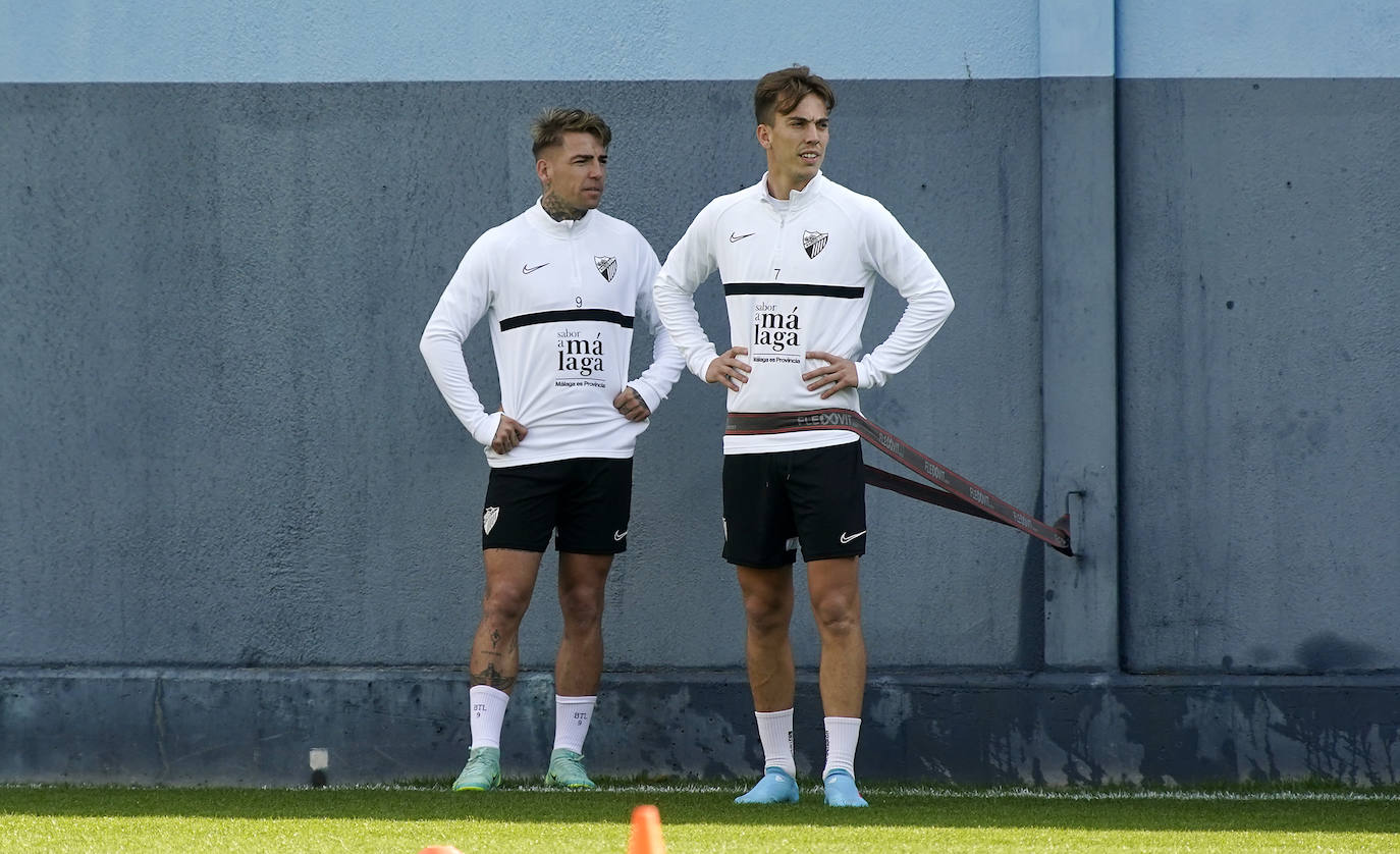 Fotos: El entrenamiento del Málaga, en imágenes