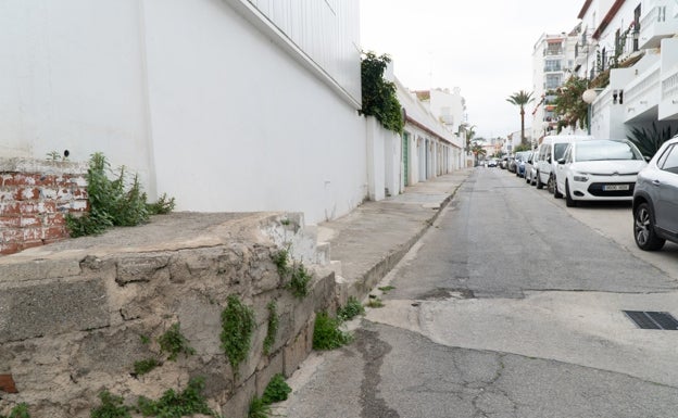 Imagen de un tramo de la calle que será reurbanizada. 