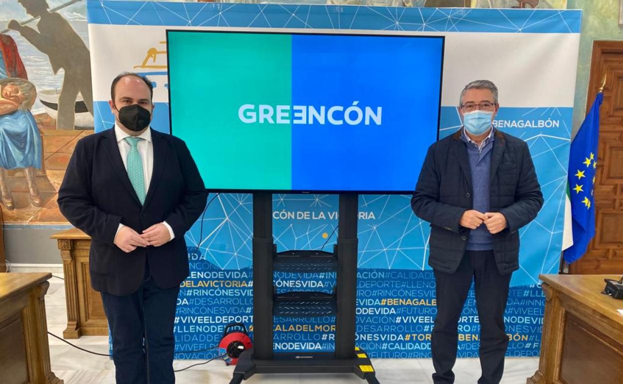 Borja Ortiz y Francisco Salado, en la presentación de la iniciativa. 