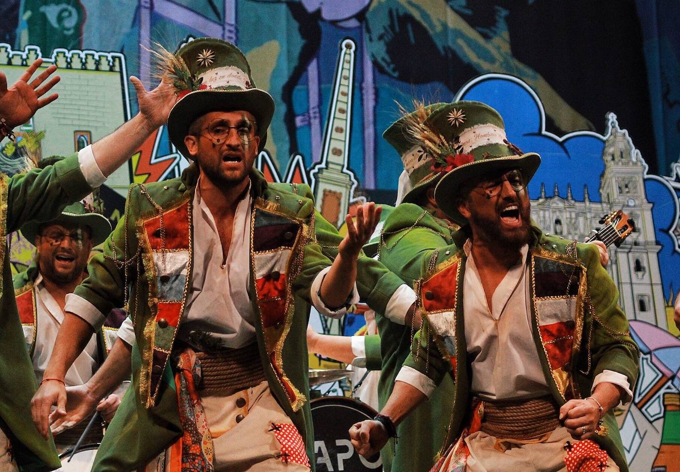 Grupos de la segunda semifinal del COAC Málaga en el Teatro Cervantes