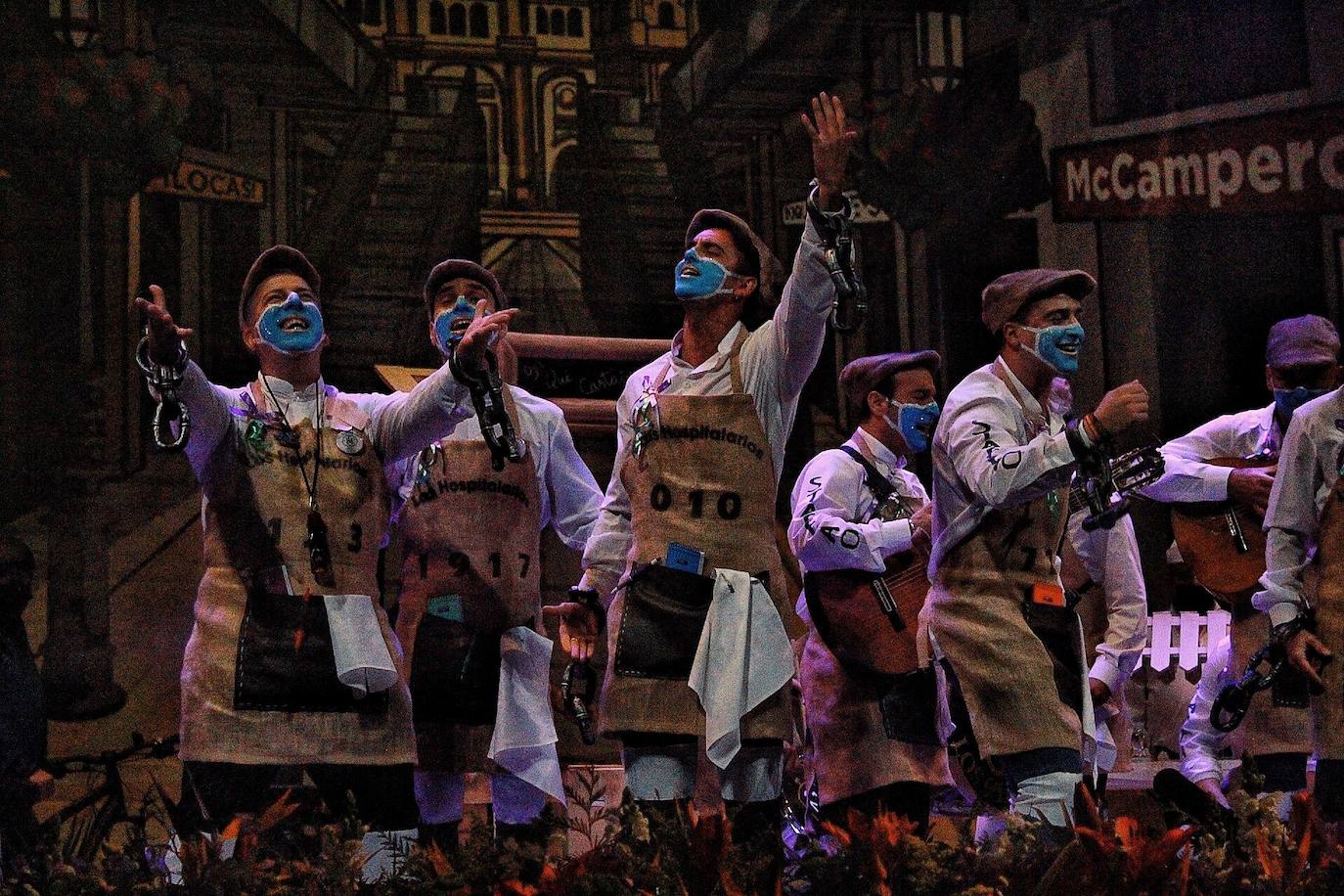 Grupos de la segunda semifinal del COAC Málaga en el Teatro Cervantes
