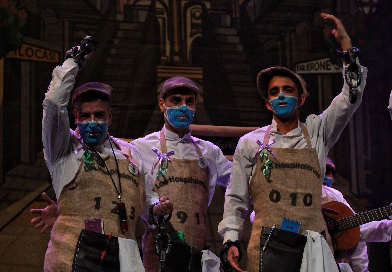 Grupos de la segunda semifinal del COAC Málaga en el Teatro Cervantes