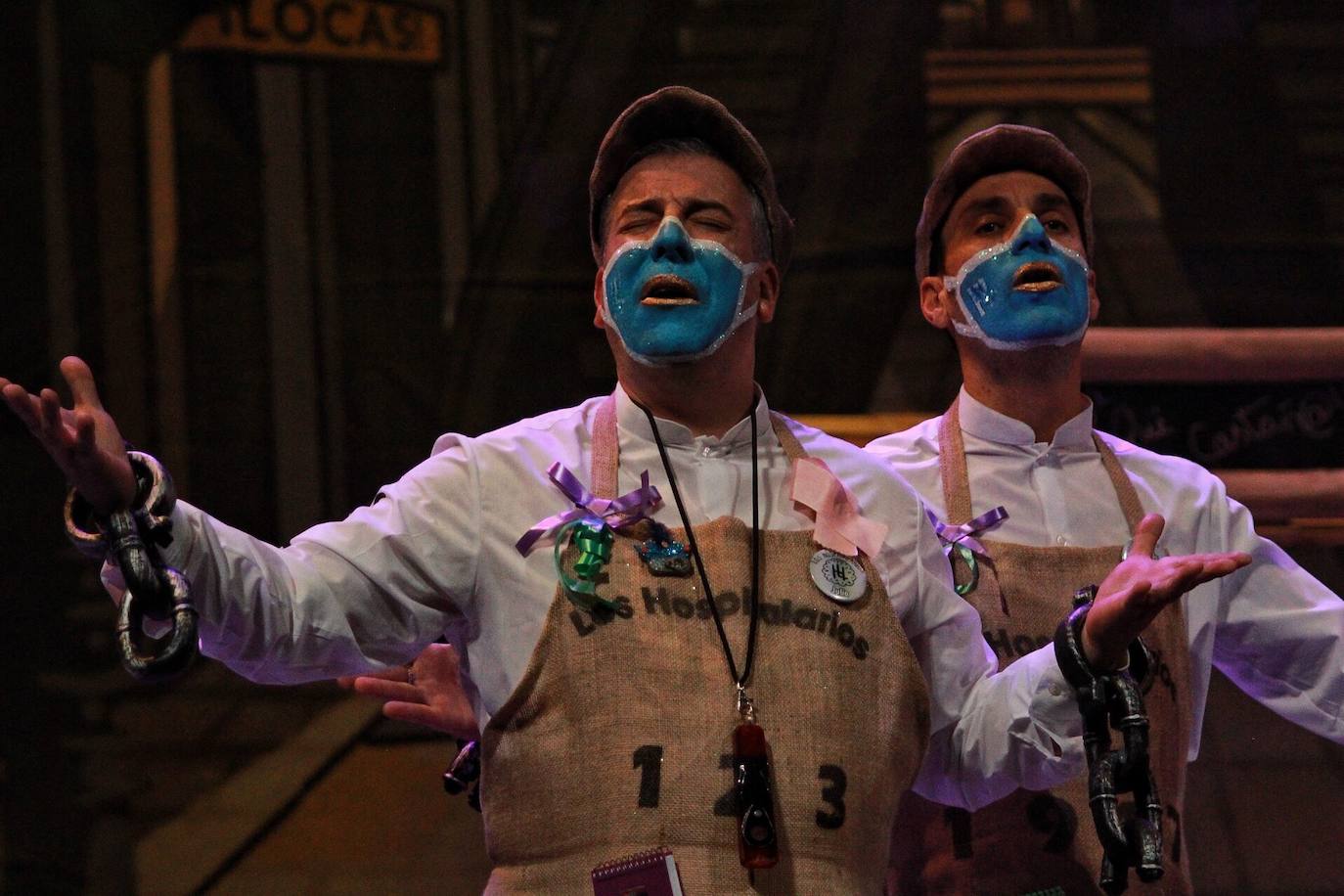 Grupos de la segunda semifinal del COAC Málaga en el Teatro Cervantes