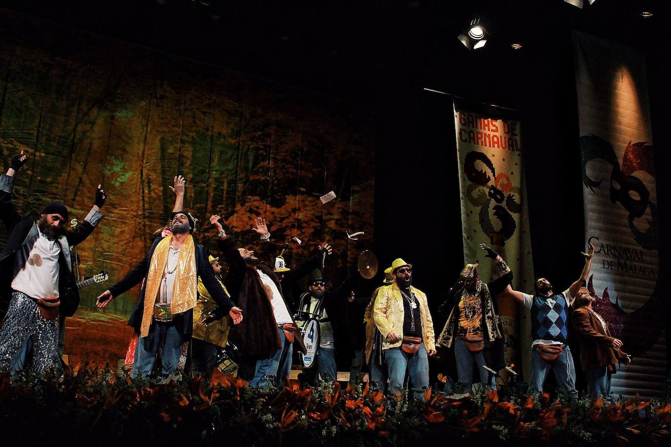Grupos de la segunda semifinal del COAC Málaga en el Teatro Cervantes