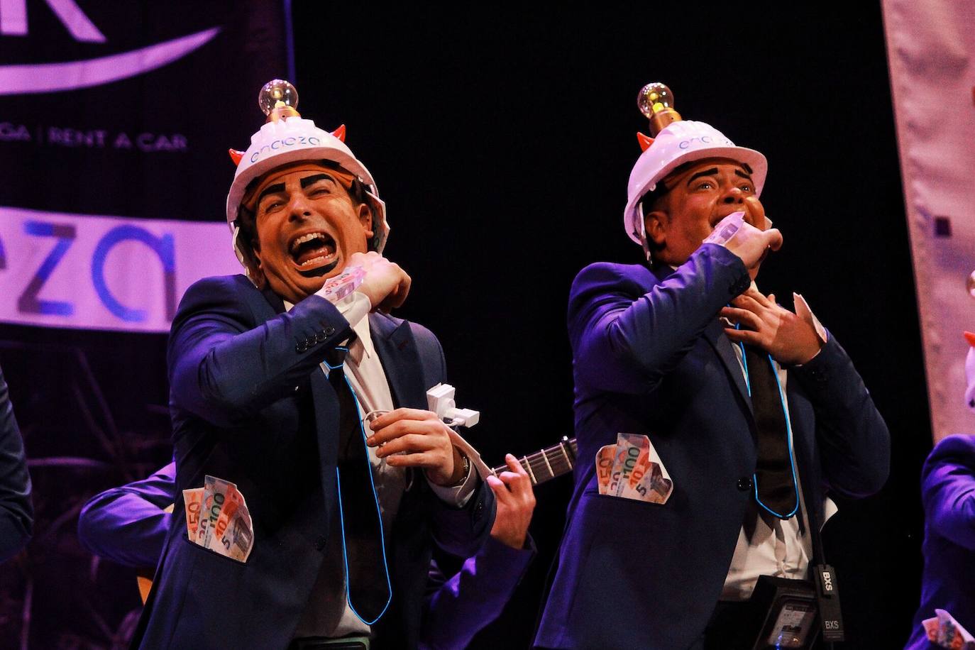 Grupos de la segunda semifinal del COAC Málaga en el Teatro Cervantes